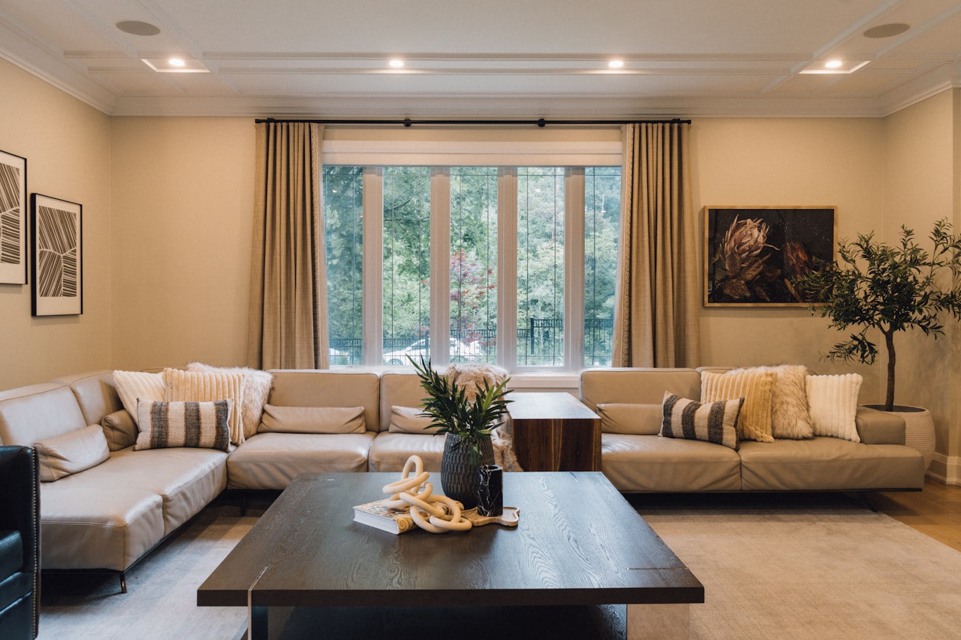 Warm Naples home interior